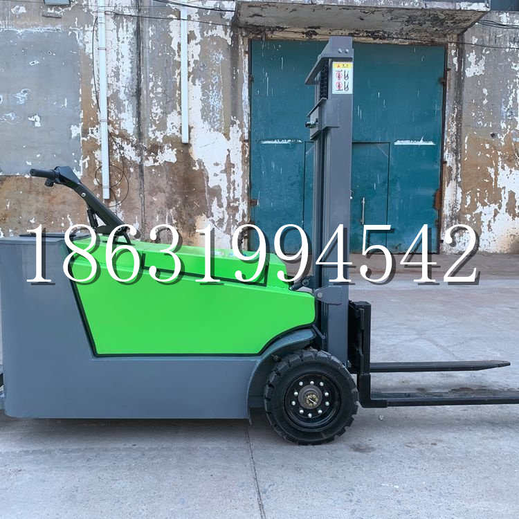 古浪县小型电动叉车1吨2吨步行站驾式电瓶堆高充电装卸车液压升降车铲车
